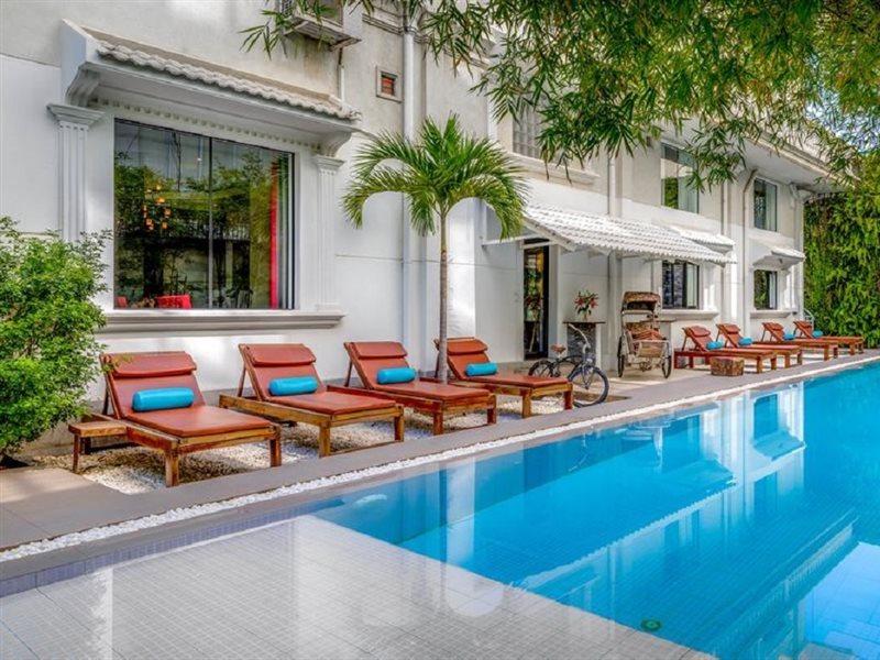 White Mansion 白色公馆 Otel Phnom Penh Dış mekan fotoğraf