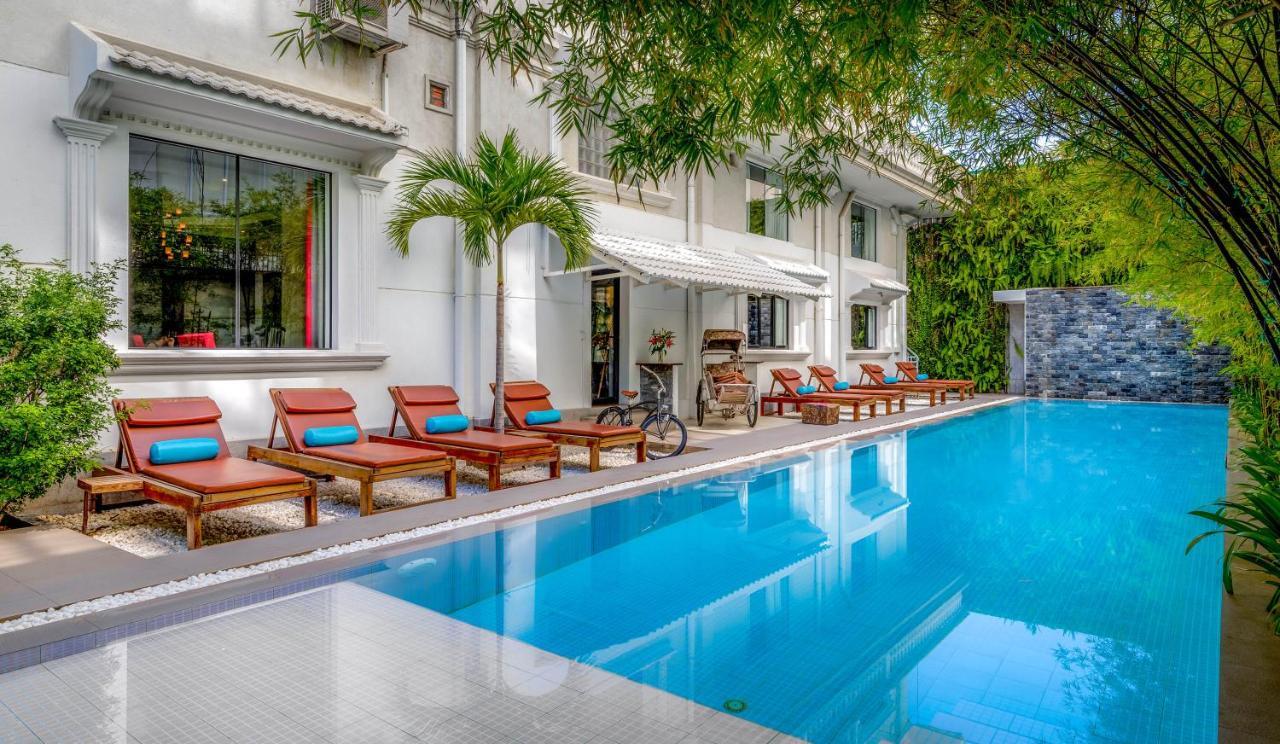 White Mansion 白色公馆 Otel Phnom Penh Dış mekan fotoğraf